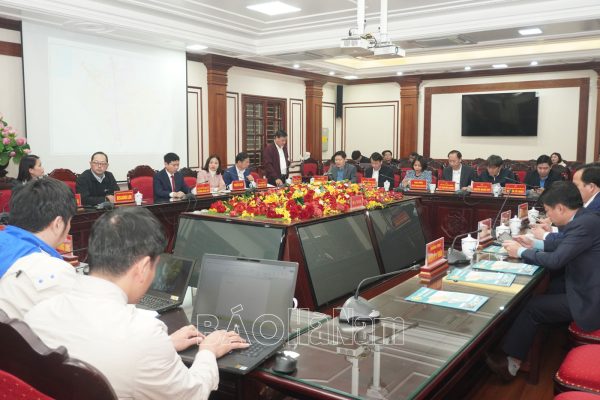 UBND tỉnh làm việc với Tập đoàn VSip  